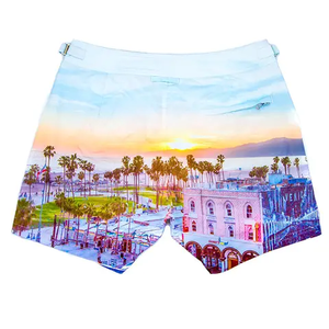 Marque privée OEM de luxe personnalisé Boardshorts Logo Board Shorts Fishing Street Surf Shorts Recycle Men Swim Shorts - Product Image 6