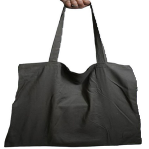 Bolsa de Mano de Lona de Algodón Reutilizable Ecológica con Logotipo Personalizado, Cierre de Cremallera, Asa de Mano, Diseño con Estampado de Letras, Tamaño Grande para - Product Image 4