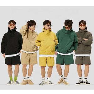 Manufacturer High Quality Custom logo Nylon Windbreaker Shorts Set for Men - Product Image 2