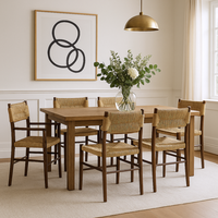 Chaise de salle à manger en bois massif avec dossier en tissu nordique, design moderne, vente directe d'usine, mobilier pour la maison, salle à manger, bar, cuisine, restaurant