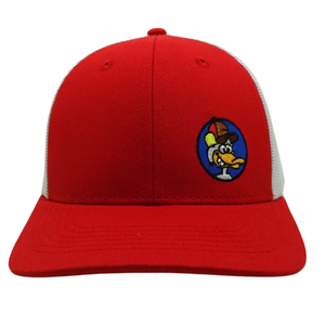 หมวกตาข่ายทรูเกอร์พร้อมโลโก้ปักตามสั่งปรับได้หมวกทรงโค้ง6แผงออกแบบโดยผู้ผลิตจากเวียดนาม - Product Image 1