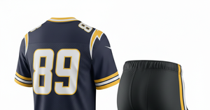 Camisetas de Fútbol Americano Transpirables con Logotipo Personalizado |   Ropa Deportiva Ligera de Manga Corta que Absorbe la Humedad |   Venta al por Mayor de Alta Calidad - Product Image 4