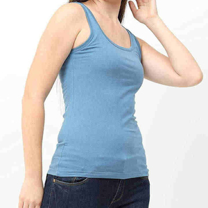 Tenues deux pièces d'été respirantes pour femmes grande taille reine taille tricoté haut court haut femme coupe ajustée cravate teinture débardeur - Product Image 3