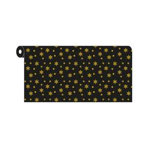 Rollo de Mantel Negro de 1.20x50m con Estampado de Estrellas Doradas, Novotex TNT, B2B - Product Image 1
