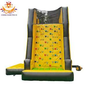 Trambolin Parkı İç Mekan Ticari Kullanımı İçin Ucuz Şişme Tırmanma Duvarı - Product Image 2