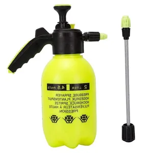 1.5L 2L 3 L Pulvérisateur portatif en plastique de brume d'eau de pompe de pression de main de jardin pour la fleur et la plante