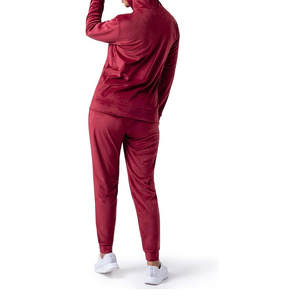 Conjunto de Jogger con capucha personalizado 2025, chándal de lana sólida para mujer, ropa deportiva OEM de invierno, ropa de gimnasia corta con etiqueta privada para boutiques - Product Image 2