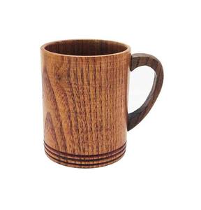 Tasse à café en bois marron faite à la main de haute qualité Design Viking classique ArtisanVibe accessoire de thé de café personnalisé écologique - Product Image 4