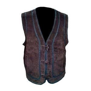 เสื้อกั๊กแฟชั่นผู้ชายหนัง100% สไตล์ลำลองเสื้อแฟชั่นสำหรับฤดูหนาว - Product Image 1