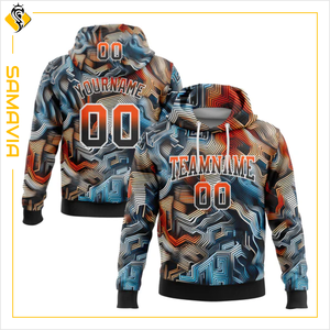 Samavia เสื้อกันหนาวแฟชั่นมีฮู้ดแนวสปอร์ตพิมพ์ลายโลโก้ได้ตามต้องการสำหรับยิมและกลางแจ้งในฤดูร้อน - Product Image 1