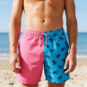 Vente en gros en usine 2 en 1 shorts d'entraînement pour hommes 7 pouces entrejambe vêtements de sport athlétiques musculation course shorts de plage avec doublure - Product Image 5