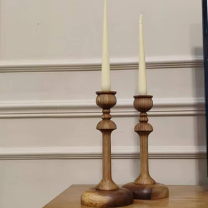 Handmade Wooden Candle <b>Stand</b> by Antique Creations - Product Image 1