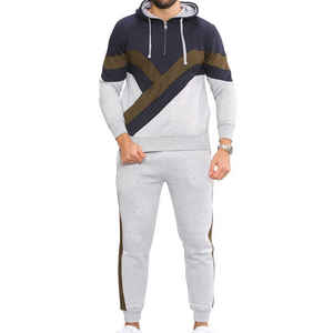 Conjunto de pantalones de chándal y Sudadera con capucha de alta calidad, traje deportivo con logotipo personalizado, chándal, pantalones, parche bordado, chándal lavado con ácido para hombres - Product Image 3