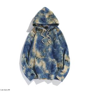 Alta calidad al por mayor suéter grueso logotipo personalizado tie Dye sudaderas con capucha de secado rápido Unisex algodón poliéster Tie Dye sudaderas con capucha OEM - Product Image 4
