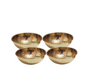 Laiton martelé bol décoratif fait à la main pendaisons de crémaillères mariages ou occasions festives - Product Image 6