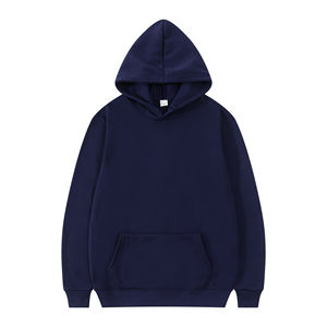 Sudadera con Capucha de Felpa Gruesa para Hombre, Sudadera con Capucha de Alta Calidad, Frente Liso, Diseño Personalizado, Patrón Sólido, Invierno, 100% Algodón - Product Image 6