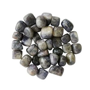 Vente en gros de pierres roulées d'iolite en vrac Cristaux de guérison naturels polis pour la méditation énergétique Reiki et la décoration intérieure - Product Image 1