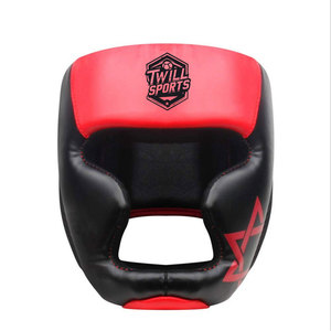 Protector de Cabeza de Cuero de Alta Calidad y Diseño Personalizado, Ligero, para MMA, Boxeo y Lucha - Product Image 1