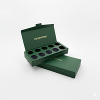 Boîte d'emballage personnalisée pour capsules de café Nespresso, boîte cadeau pliante de luxe pour capsules de thé et de café