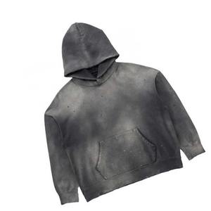 Sudadera con capucha de moda para hombre, fabricante profesional, el mejor diseño, lavado ácido, corte perfecto, 100% algodón personalizado - Product Image 3