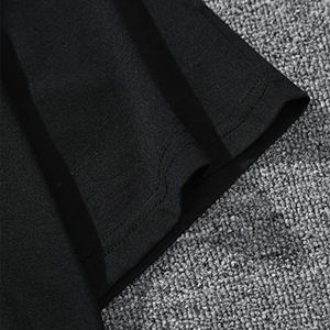 Conjunto de chándal de algodón 100% de alta calidad con logotipo personalizado, conjunto de 2 piezas con estampado de tallas grandes y ropa de verano holgada - Product Image 5