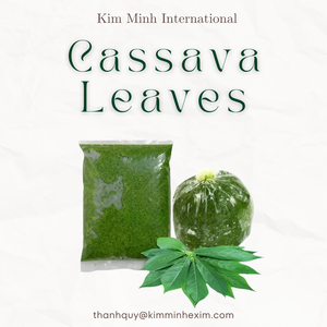 Hojas de Yuca Trituradas Congeladas de Vietnam, la Mejor Calidad, Marca KMI - Almacenamiento a -18°C - Product Image 2