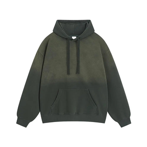 Winter Unisex Style Custom Heavy Weight Full Sleeve Drop Shoulder Hoodies Autumn Pullover Customized Color - Product Image 4