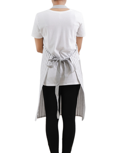 100% Cotton Yarn-Dyed Bib <b>Apron</b> Grey Waist Bib for Food Cooking Salon Barber Garden BBQ PE LDPE PU <b>PVC</b> Denim Fabric Polyester - Product Image 4