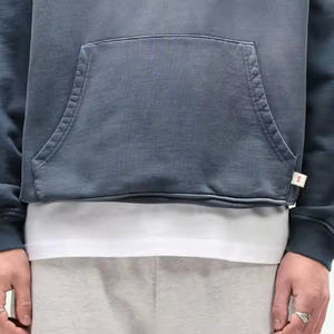 Sudaderas de Invierno para Hombre, Estilo Vintage, Tejido Grueso de Poliéster/Algodón, Felpa Francesa, Color Sólido, Transpirables, con Serigrafía Personalizada - Product Image 6