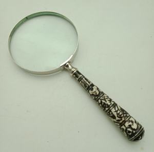 Bougeoir grossissant en métal et en verre personnalisé le plus vendu avec poignée Design lanterne élégant pour la décoration intérieure - Product Image 5