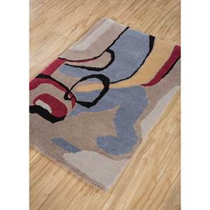 พรมไหมพรมทอมือลายแอ็บสแตรกต์สีงาช้าง รุ่น ZA Tnc-7068 จาก Jaipur Rugs สำหรับใช้ในบ้าน - คอลเลคชั่น Reminiscence - Product Image 2