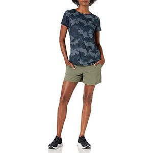 T-shirt léger pour femme, tricot respirant à l'intérieur, forme lisse, extensible doux, zone d'aération, texture douce, mouvement quotidien - Product Image 3