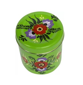 Boîte de stockage de nourriture peinte à la main de style moderne utilisation élégante de cuisine à domicile avec un nouveau look de haute qualité emballé dans un carton - Product Image 1