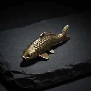 งานฝีมือรูปปลาทองสำหรับตกแต่งบ้าน ทำจากอะลูมิเนียมรักษ์โลก คุณภาพดีเยี่ยม ปรับแต่งได้ - Product Image 3