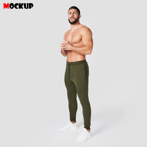 Pantalones deportivos holgados de algodón personalizados para hombre, diseño deportivo 2025, ropa deportiva activa - Product Image 2