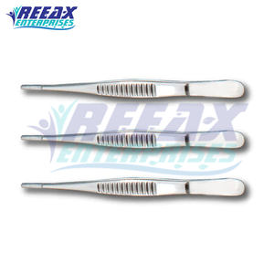 REEAX Enterprises Precio al por mayor Fórceps de tejido quirúrgico Instrumento de acero inoxidable de forma recta - Product Image 5