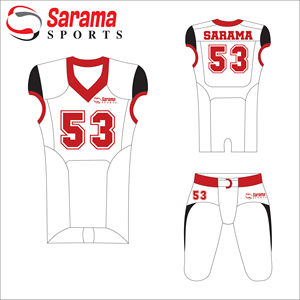 ชุดเครื่องแบบอเมริกันฟุตบอลใหม่,วัตถุดิบสดใหม่จากพนักงานที่มีประสบการณ์ - Product Image 1