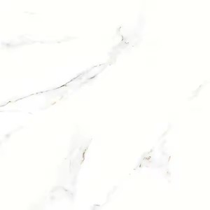 Le bronze arctique brillant a poli des tuiles de porcelaine 600x600mm revêtement de sol en céramique émaillée par couleur blanche ivoire de 24x24 pouces - Product Image 2