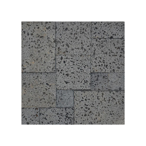 Cailloux de bloc de paysage en pierre de lave noire - Product Image 1