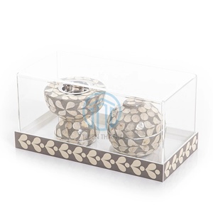 New Arrivals Mother of Pearl Mubkhar Box Tray Censer Incense burner Arabian for Ramadan <b>Eid</b> <b>Gifts</b> Islamic Table Decor - Product Image 1