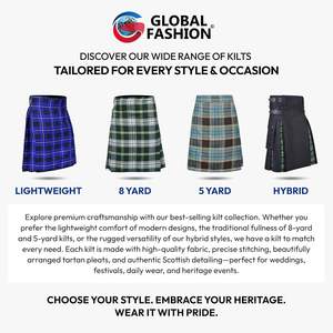 ผ้ากilt ลายทาร์ทันแบบแมคเคนซี่ ลายทาร์ทันแบบดั้งเดิมของสกอตแลนด์ ผลิตจากผ้าผสมอะคริลิกและขนสัตว์ 100% ให้ความทนทานและความสบาย - Product Image 6