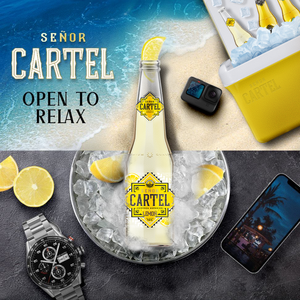Cerveza Lager Mexicana Sin Alcohol Senor Cartel, Botella de Vidrio de 330 ml, 0% ABV - Product Image 2