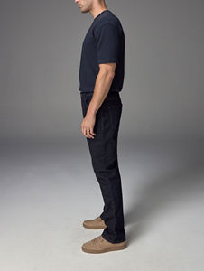 Venta al por mayor OEM personalizado de alta calidad de marca último enjuague clásico estiramiento Bootcut hombres Jeans Vintage Denim verano invierno lavado - Product Image 3