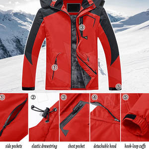 Al Aire Libre Chaqueta Abrigo Soft Shell Chaquetas, OEM al aire libre impermeable barato Hombres Chaqueta cortavientos Softshell - Product Image 2