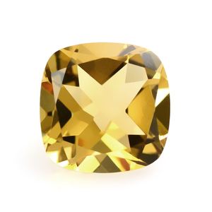 เบาะควอตซ์สีเหลืองมะนาวธรรมชาติคุณภาพ AAA พลอยตัดขนาด8มม. แบบเหลี่ยมเพชรพลอยหลวมผู้ผลิตในอินเดียขายส่งจำนวนมาก - Product Image 6