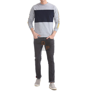 Sweat-shirt de haute qualité personnalisé pour hommes dernière conception OEM ODM Service tenue décontracté saison d'automne taux de gros teint uni - Product Image 4
