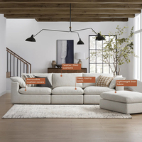 Canapé d'angle moderne et simple en tissu, extensible, inclinable, avec fonctions de refroidissement, pour hôtel, appartement, villa, salon