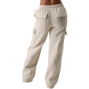 กางเกงจ็อกเกอร์ผ้าฟลีซแบบยูนิเซ็กซ์ ผ้าคอตตอนผสมเนื้อนุ่ม เอวยางยืด ทรงหลวม สไตล์ลำลอง สตรีทแวร์ ใส่สบาย - Product Image 4