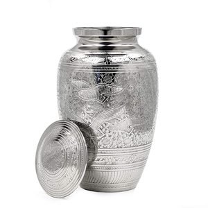 Urnas de diseño exclusivo con urnas de cremación de diseño de metal de latón de alta calidad estándar y diseño de acabado pintado - Product Image 2