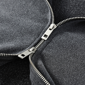Vente en gros Sweats à capuche de haute qualité en coton éponge épais avec fermeture éclair pour hommes Acid Wash Oversized Fleece Zip Up Fit Boxy Hoodies - Product Image 4